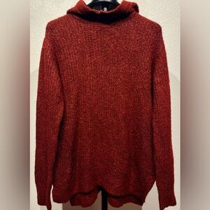 Joe Fresh Burgundy Knit Hooded Pullover Sweater  - Size XS (Women’s)